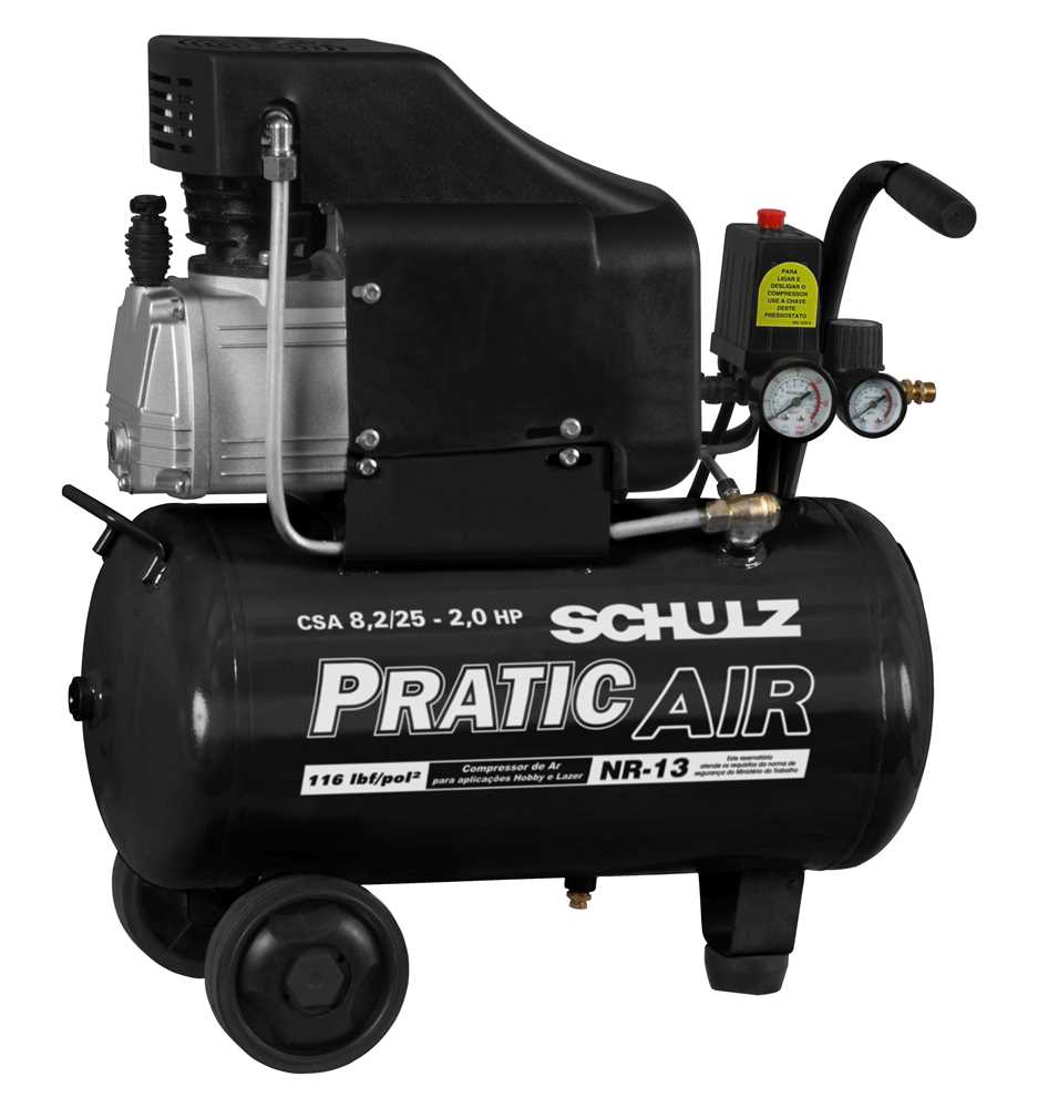 compressor air pratic schulz - motocompressor - conecta fg - ferramentas gerais - fg