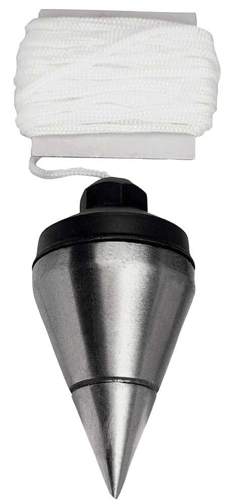 prumo de centro 400 gramas tramontina - ferramentas de medição para construção civil - conecta fg - ferramentas gerais