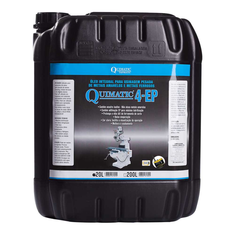 Fluído de Corte Integral de Base Mineral 20L 4EP - Tapmatic