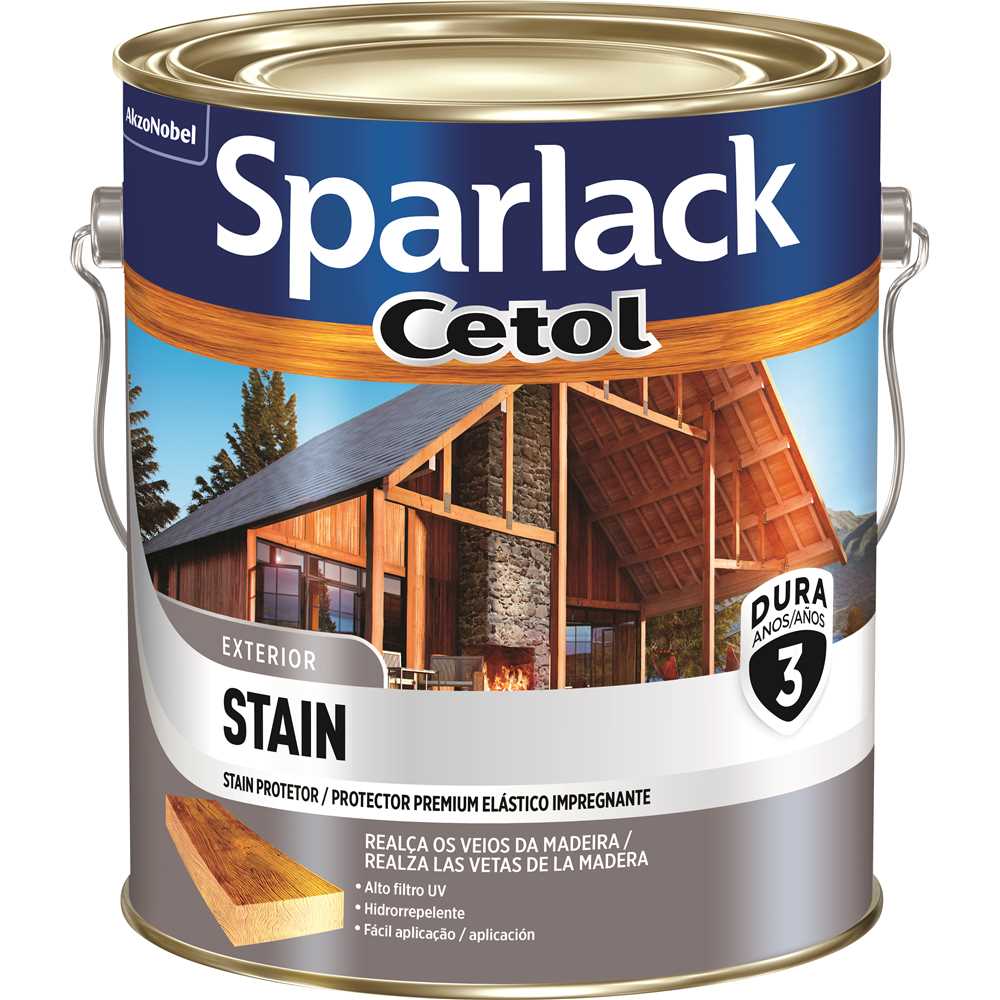 Cetol stain acetinado incolor 3,6 L UV Glass 5511386 - SPARLACK