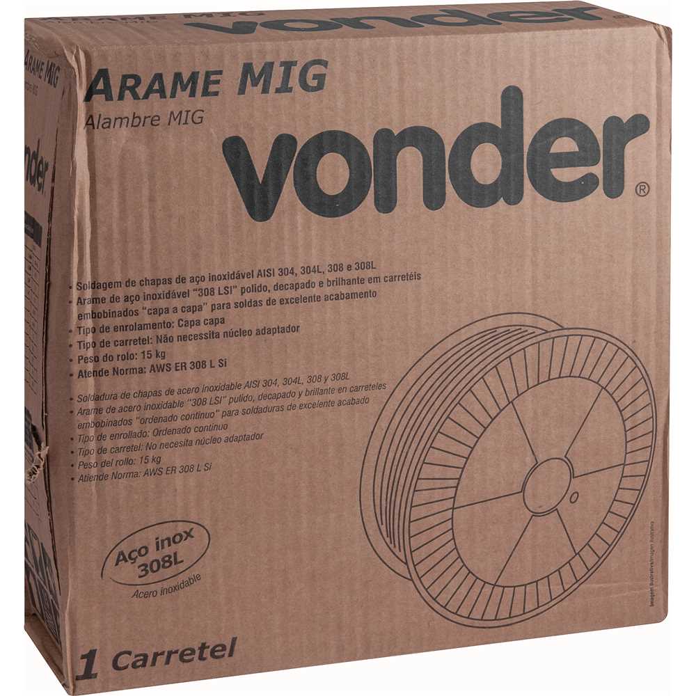 Suporte para Arame MIG de 15kg Vonder