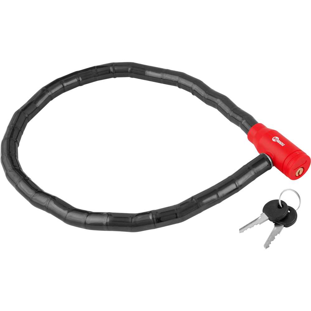 Cadeado para moto 80 cm com chave - NOVE54 - Ferramentas Gerais