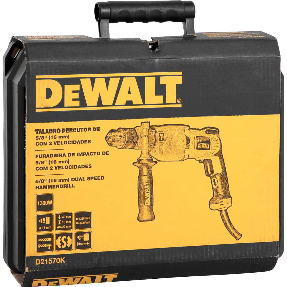 Furadeira com impacto 5/8