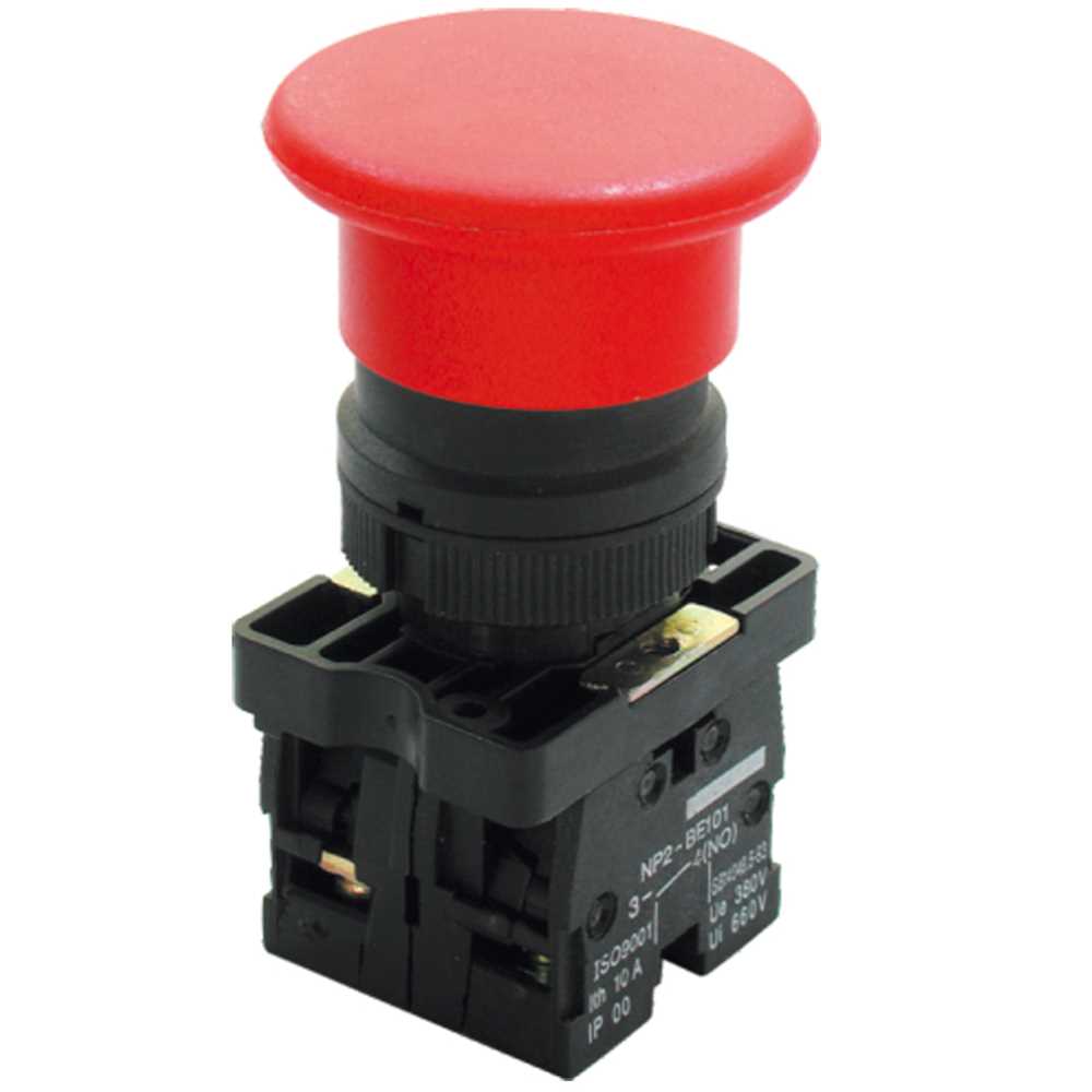 ワールド　さん　専用 Botão Cogumelo Vermelho com Trava 22 1NA+1NF XB5-AS545 - Schneider