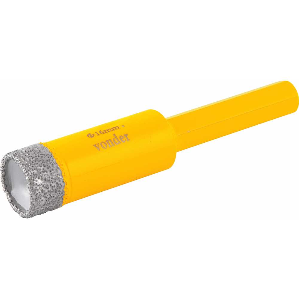 SERRA COPO DIAMATADA 16MM COM HASTE VONDER