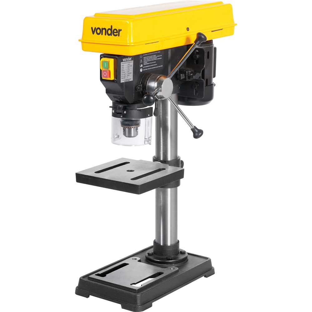 Furadeira De Bancada 5/8” 16mm Fbv016 373w 5 Velocidades - Vonder