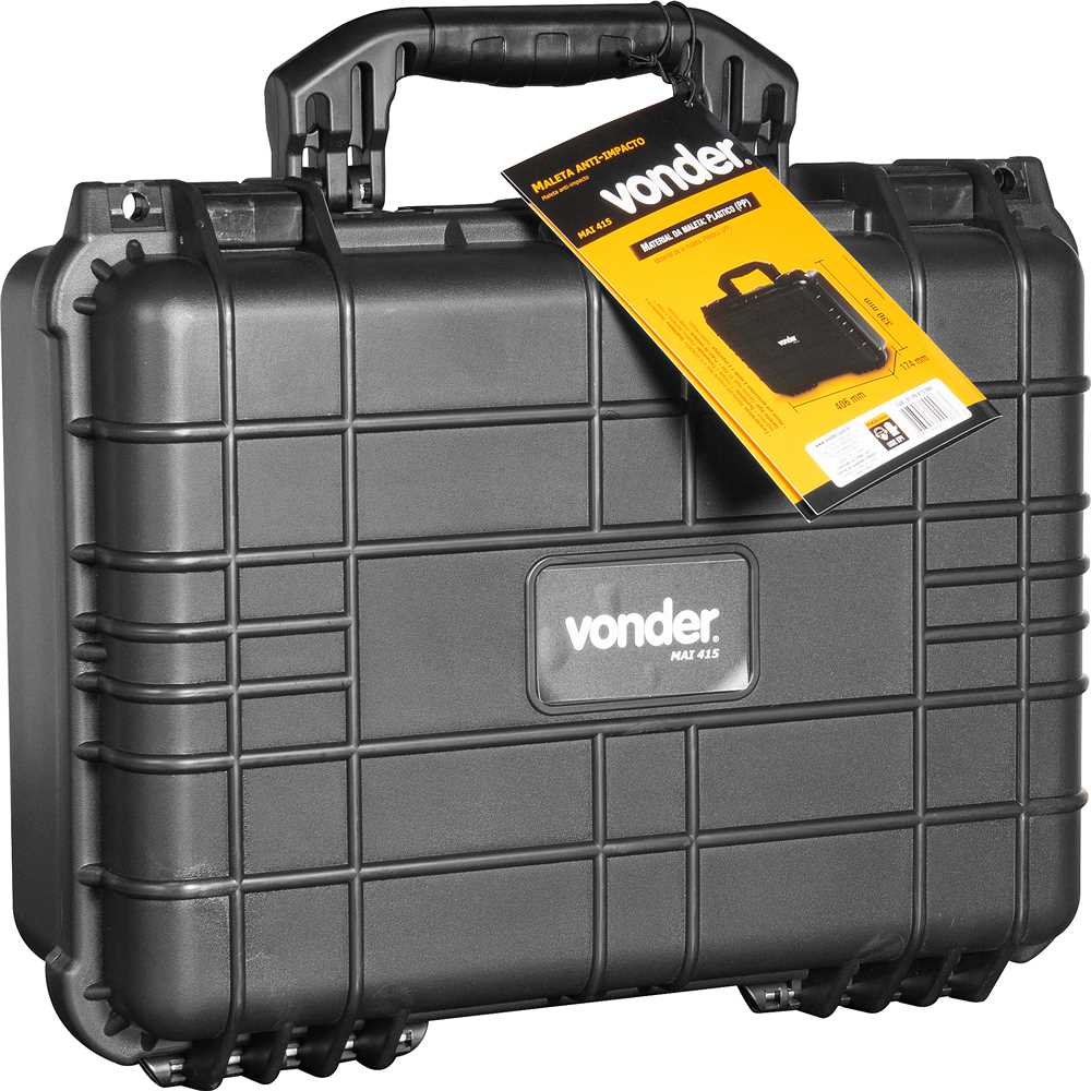 Maleta Anti-Impacto 40x33x17cm MAI 415 - VONDER - Ferramentas Gerais