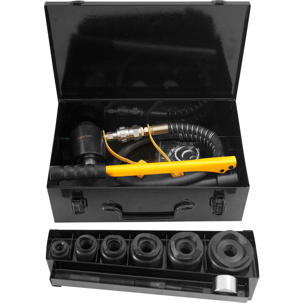 Jogo Furador de Chapas Hidráulico FCV 035 - VONDER - Ferramentas