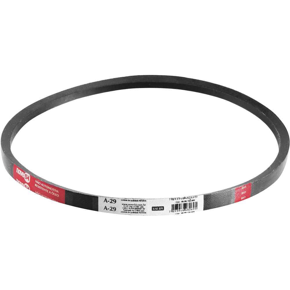 Correia Perfil V A-29 Circunferência Interna 737mm - NOVE54