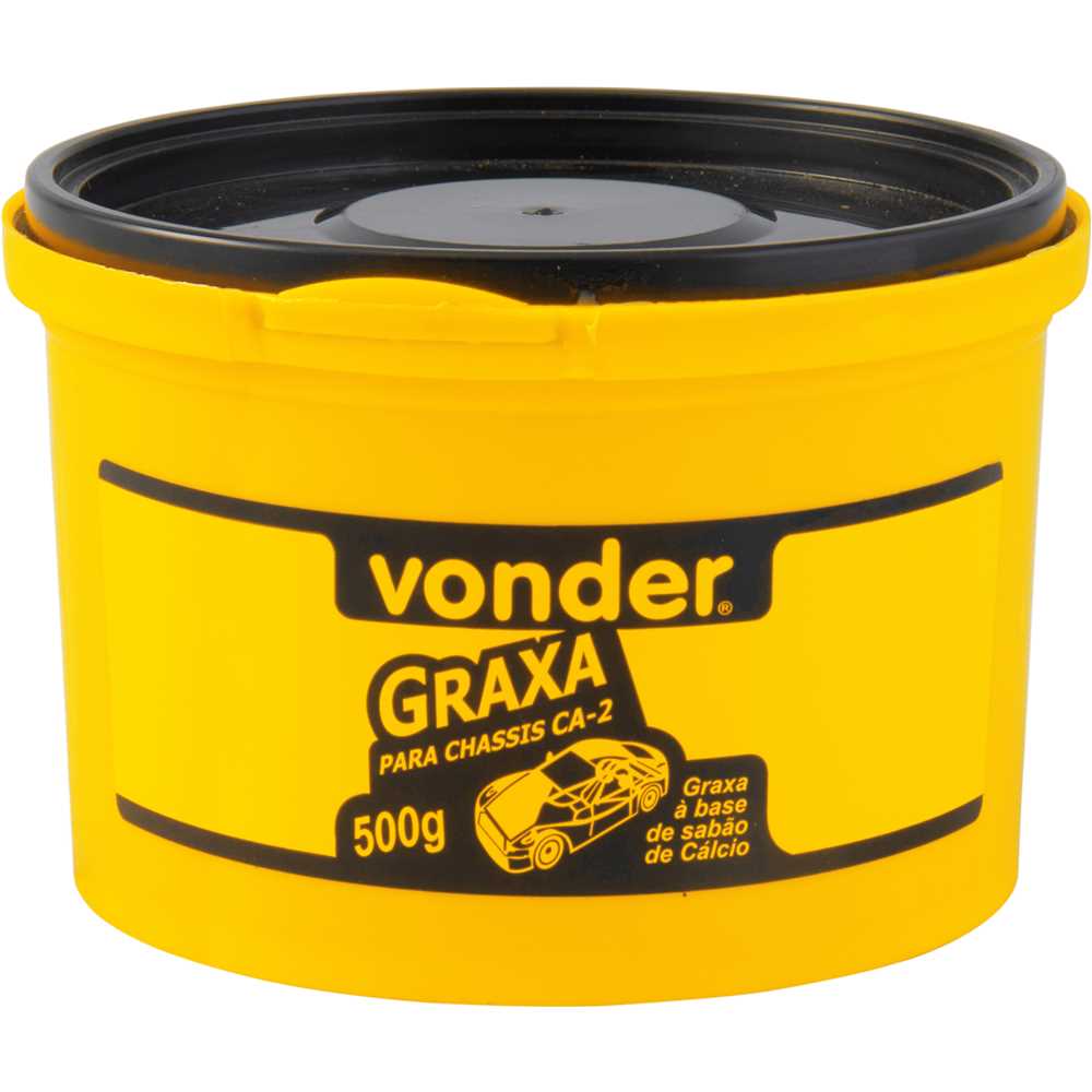 Graxa Comum para Chassis CA-2 NLGI 2 - 500g - VONDER - Ferramentas