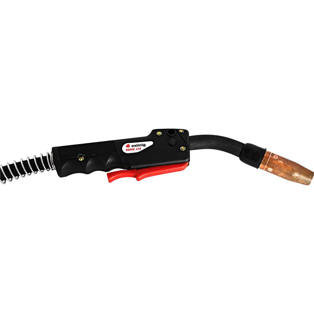 Tocha Mig 210A SBME235 Euro Conector 225 Alumínio - Oximig