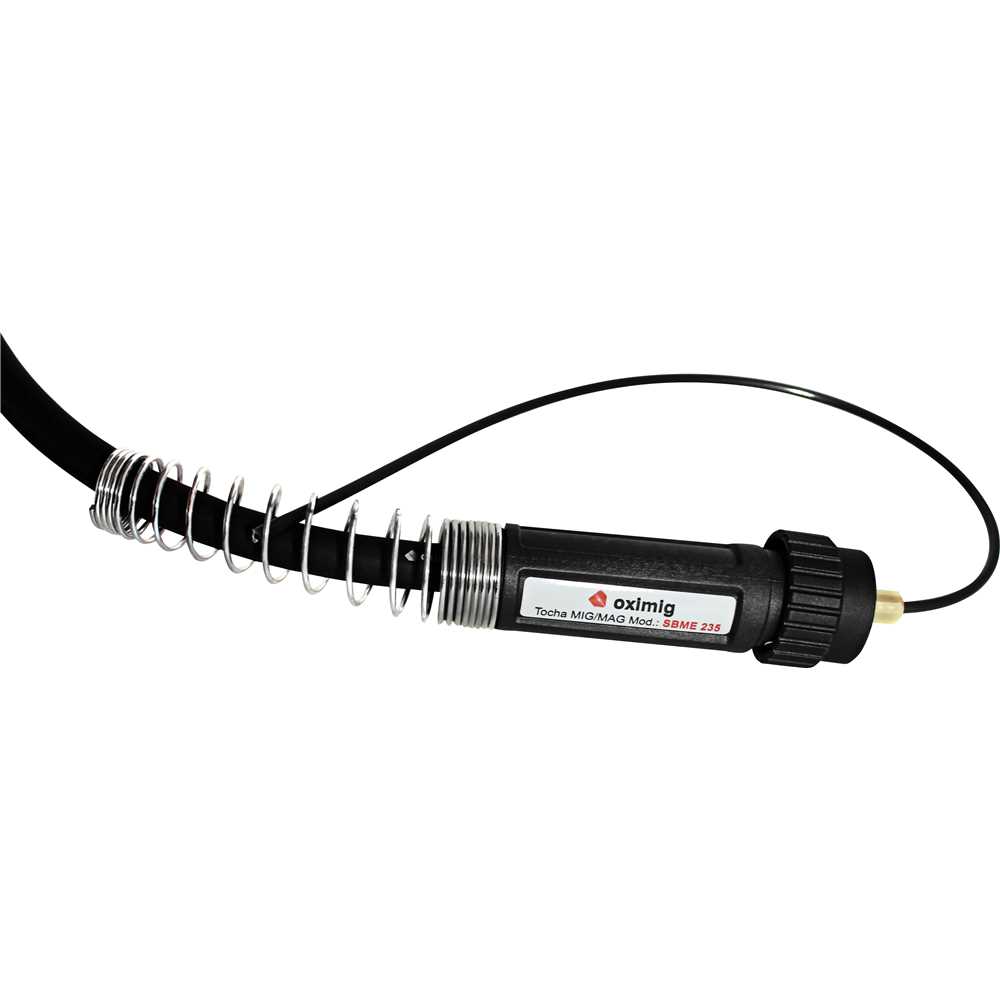 Tocha Mig 210A SBME235 Euro Conector 225 Alumínio - Oximig