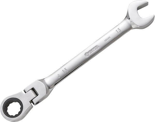 Chave combinada com catraca cabeça flexível 13 mm, ST46404ST SATA