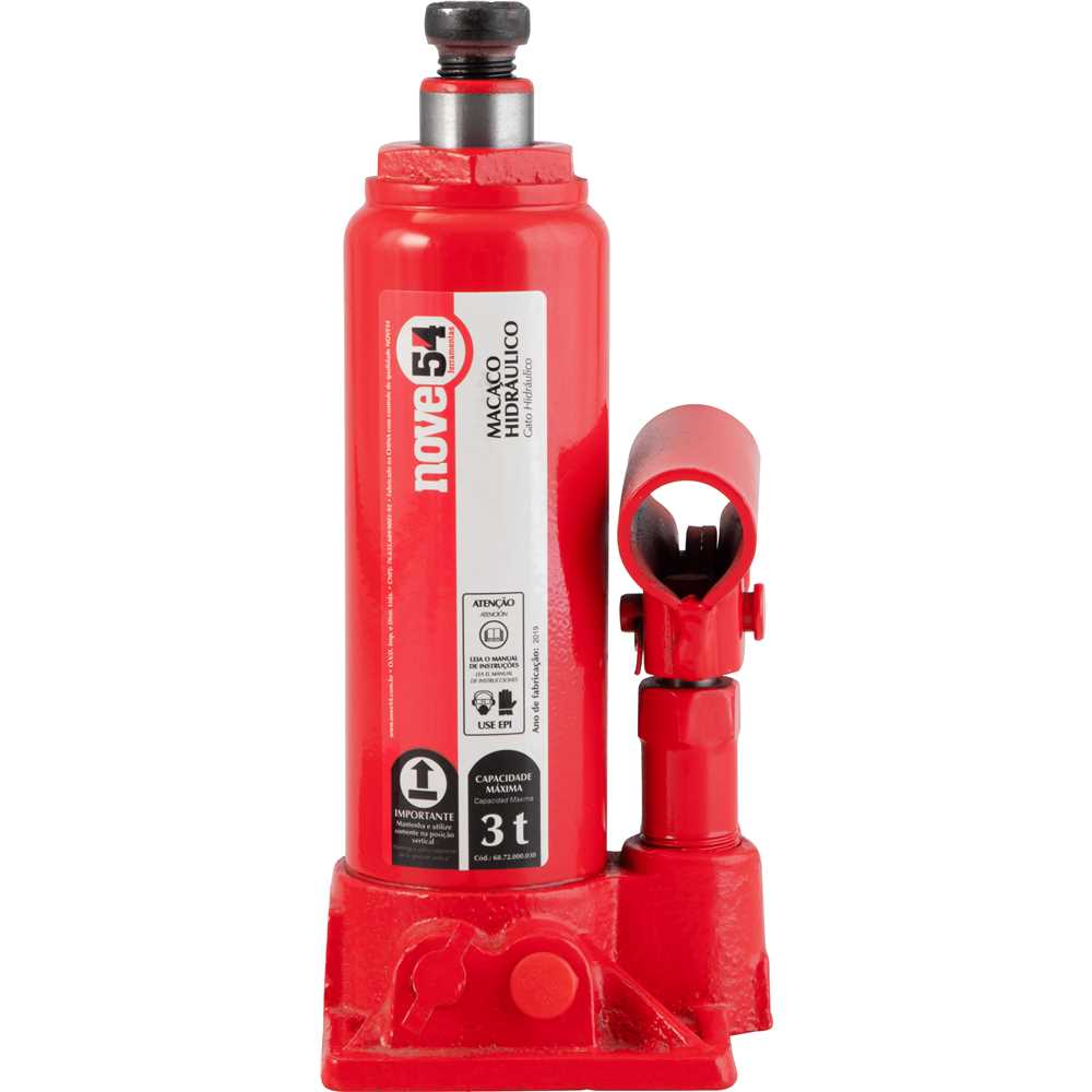 tanco Macaco Hidráulico Garrafa com Alça 10Ton 6872000100 NOVE54