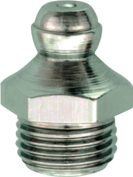 Graxeira Reta 1/4" UNF Inox R.F.