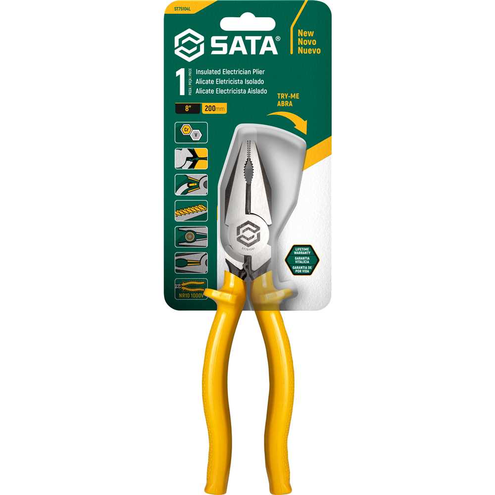 Alicate eletricista 8