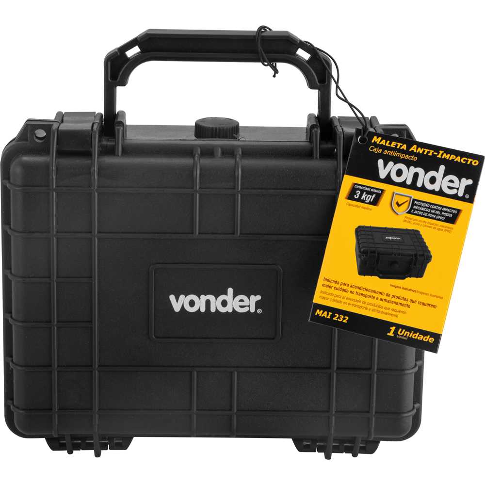 Maleta anti-impacto MAI 232 VONDER - Ferramentas Gerais