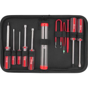 Jogo de Ferramentas com 13 Peças KF 013 com Estojo com Zíper