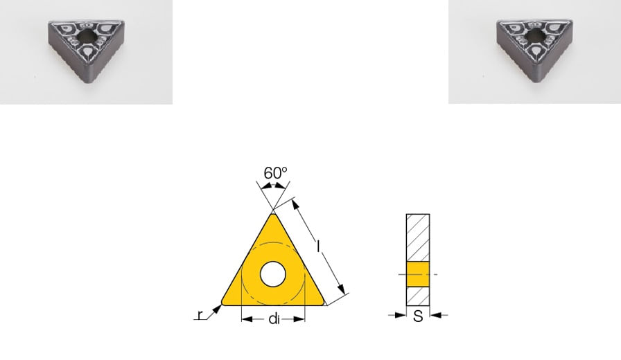 Pastilha Suporte TNMG 160404-TF IC807 5508493 - ISCAR