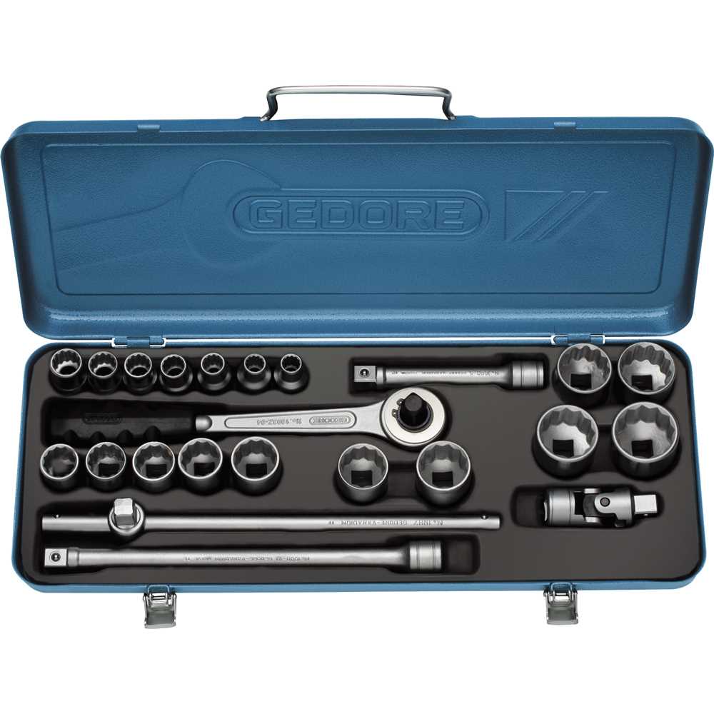 Jogo de soquetes estriados unit drive de 1/2