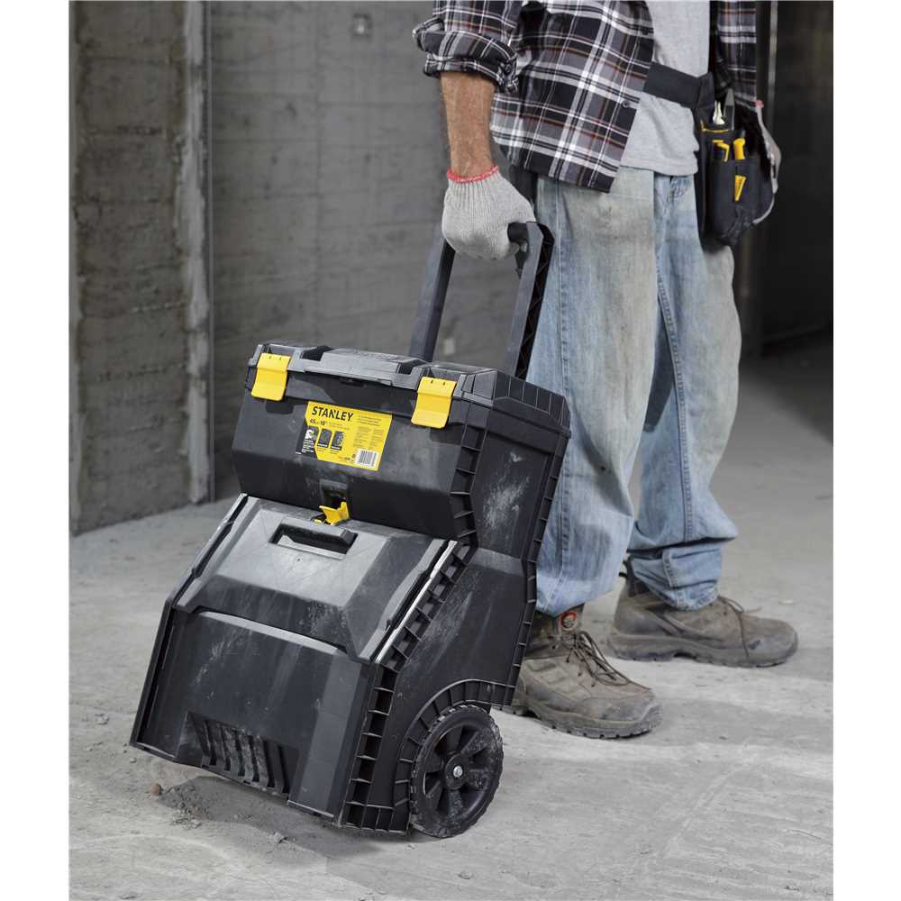 Caixa plástica com rodas para ferramentas STST18800 STANLEY