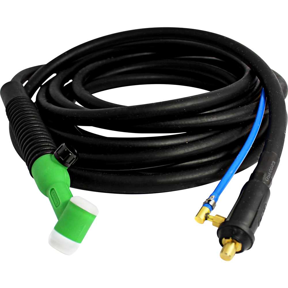 Tocha TIG 160 A HW26V engate rápido de 9 mm com válvula 7 metros