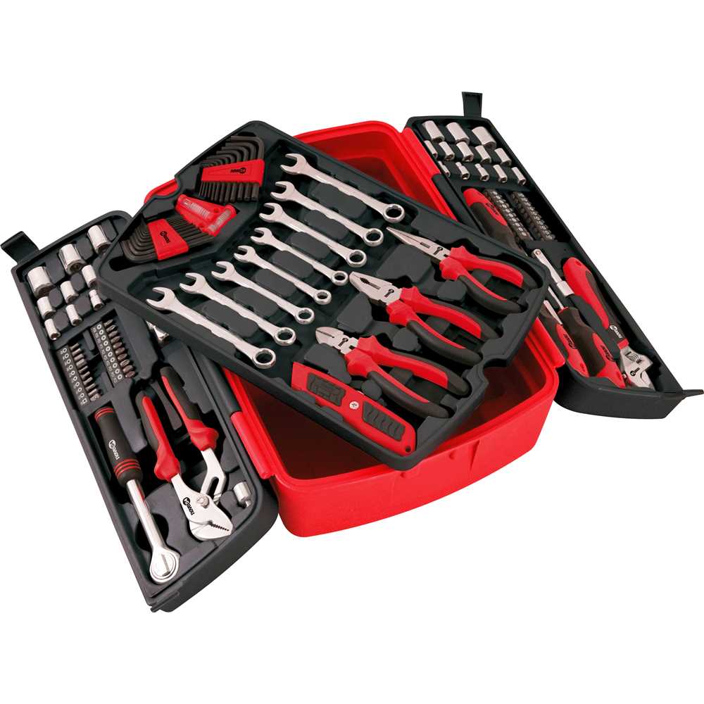 Jogo de Ferramentas 113 Peças KF 001 com Maleta Plástica - NOVE54