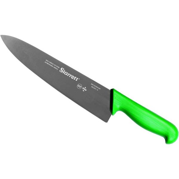 Faca para Carne Refile de Mesa 10" Lâmina Triangular Larga Inox STARRETT Verde