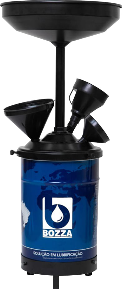 Pingadeira Coletora de Óleo 20 L com 3 Funis 1010-CF-R20 G3 - BOZZA