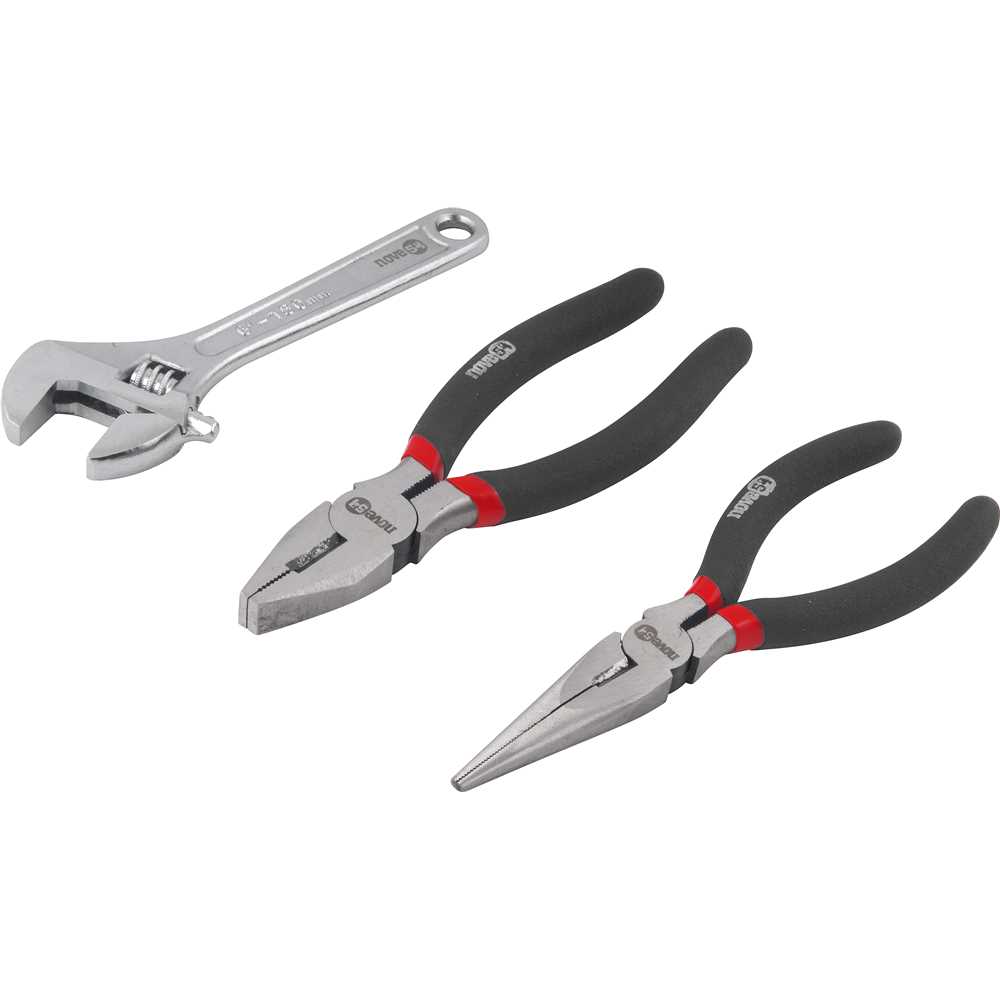 Jogo de Ferramentas com 3 Peças JFN 044 Uso Leve - NOVE54