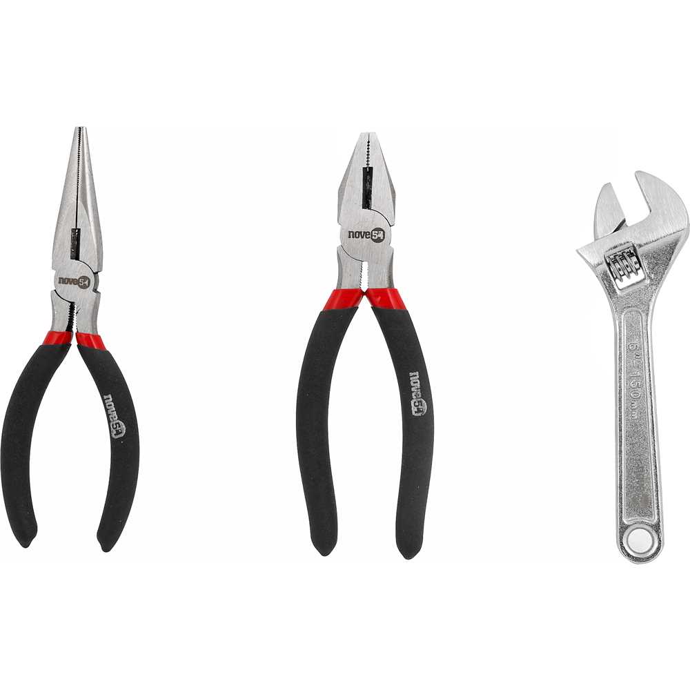 Jogo de Ferramentas com 3 Peças JFN 044 Uso Leve - NOVE54