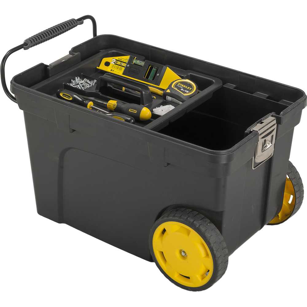 Caixa plástica com rodas para ferramentas STST33027 STANLEY