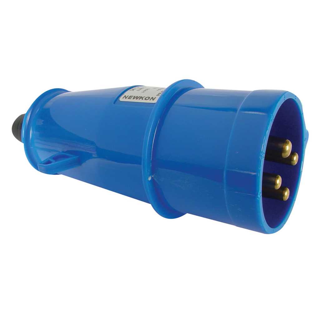 Plugue Industrial 2P+T16A 24V 2H Violeta IP44 - Steck