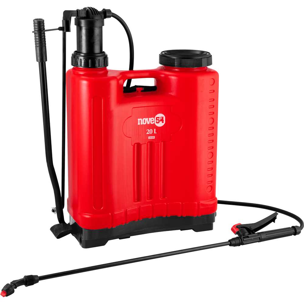 Pulverizador Costal Agrícola 20L com Compressão Prévia - NOVE54