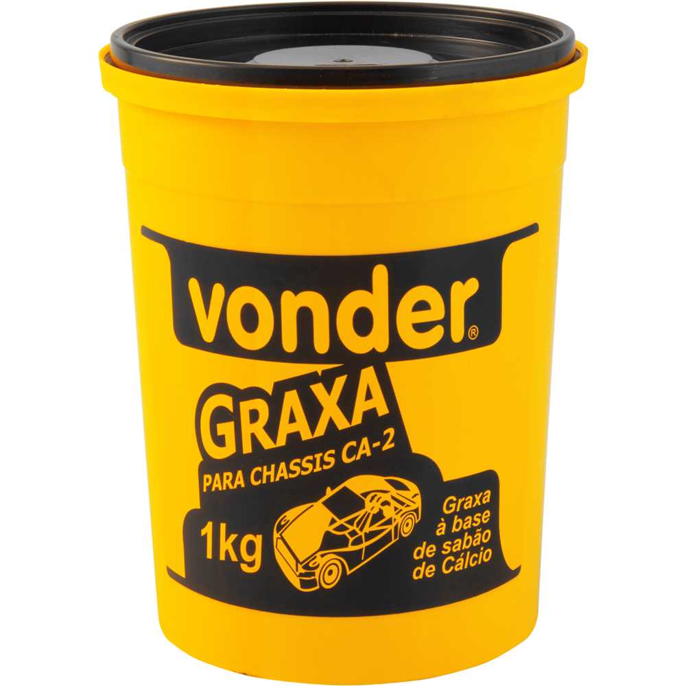 Graxa Comum para Chassis CA-2 NLGI 2 - 1,0kg -VONDER - Ferramentas